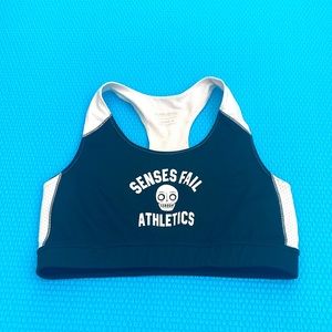Senses fail sports bra no padding